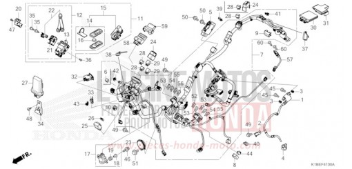 FAISCEAU DES FILS/PORTE-CLE NSS350AS de 2025